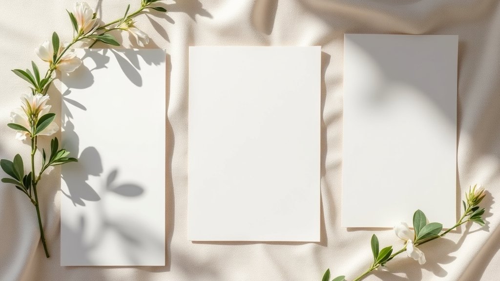 minimalist wedding invitation templates