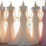 modest long sleeve mermaid dresses