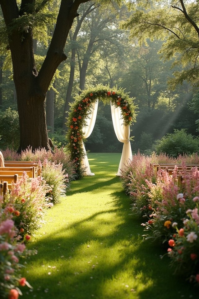 nature inspired outdoor ceremonies