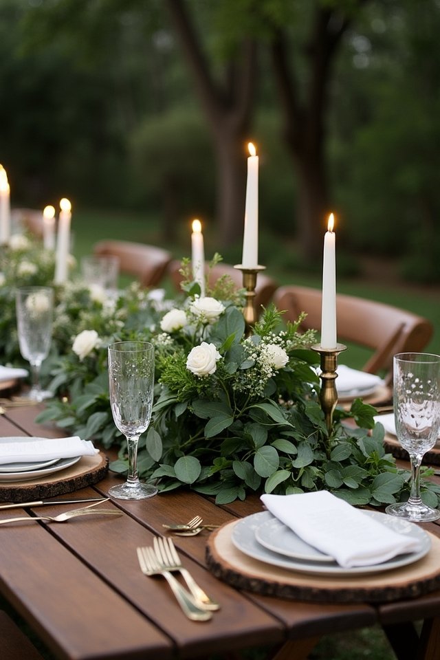 nature inspired wedding centerpieces