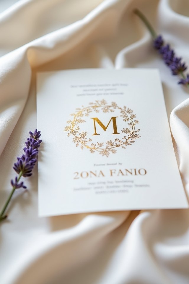 personalized elegant wedding monograms