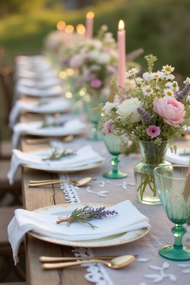 playful pastel table decor