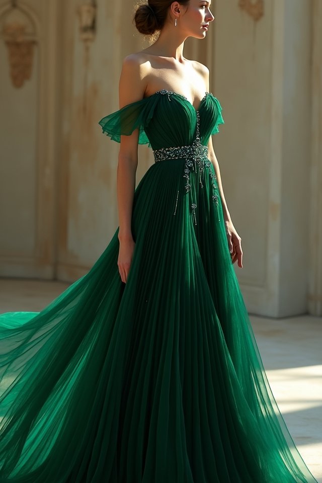 pleated elegance for events