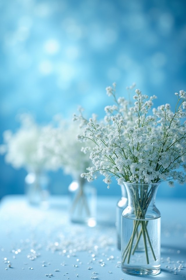 powder blue baby s breath