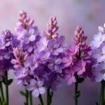 purple and lilac bouquets