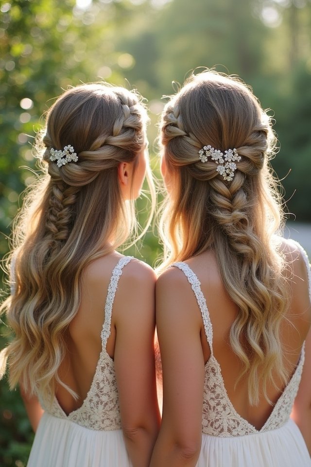 romantic fishtail braid style