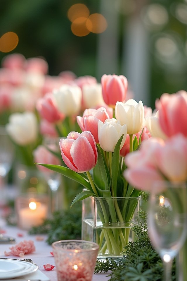 romantic tulip bouquet ideas