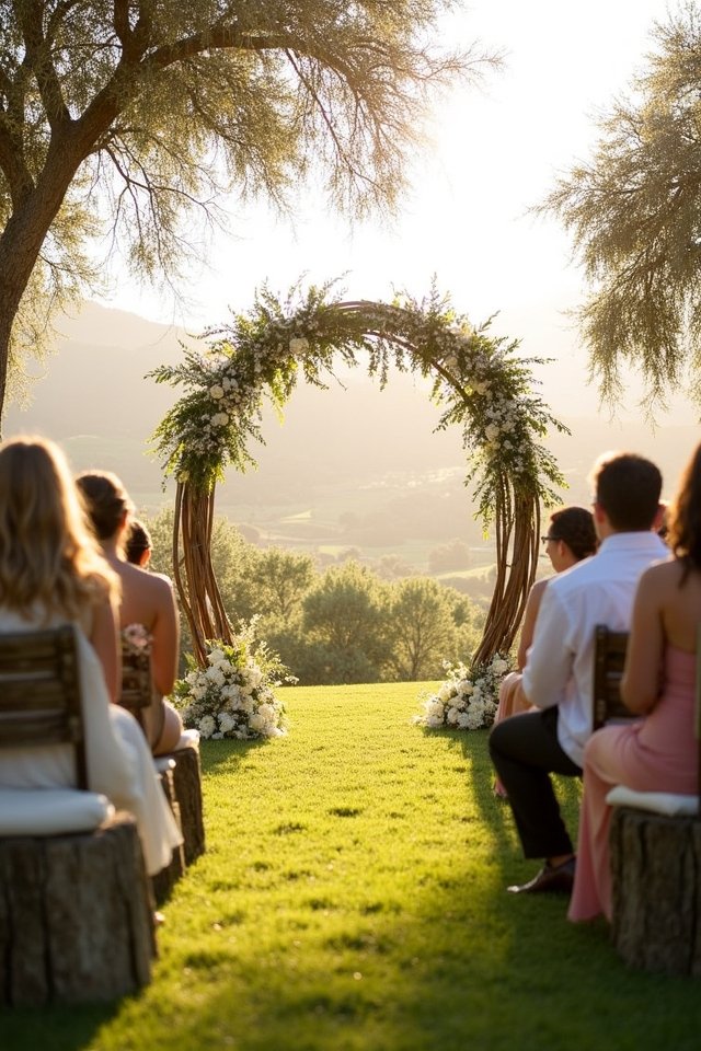 romantic vineyard wedding experience