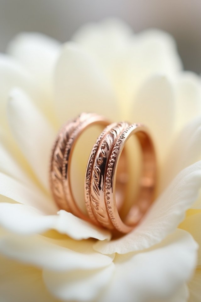 rose gold love symbolization
