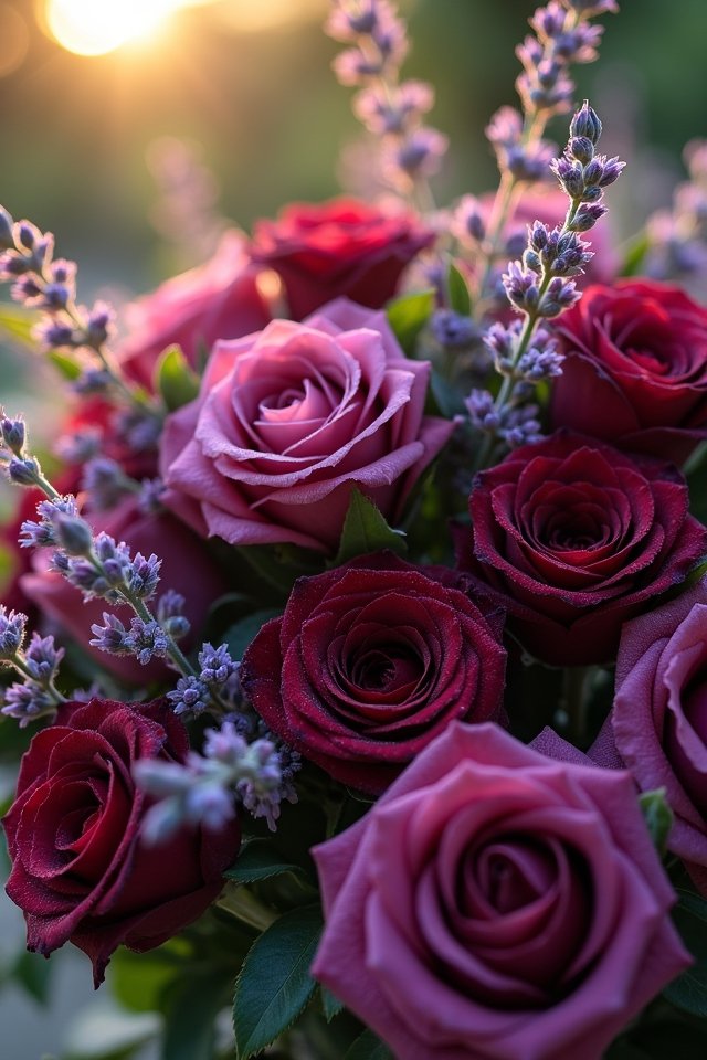 roses symbolize love and enchantment
