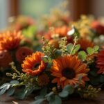 rustic fall wedding flowers