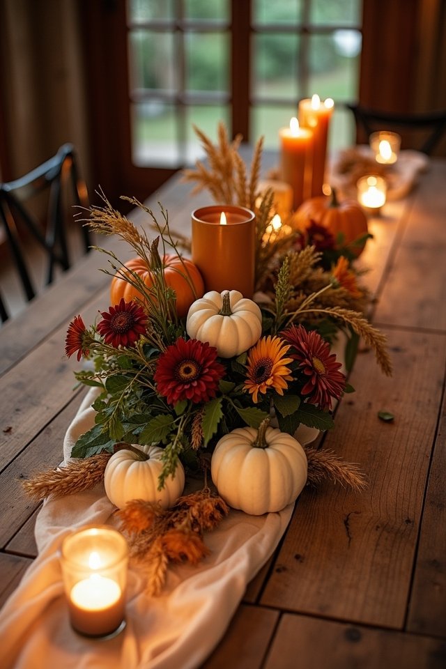 rustic pumpkin centerpiece ideas