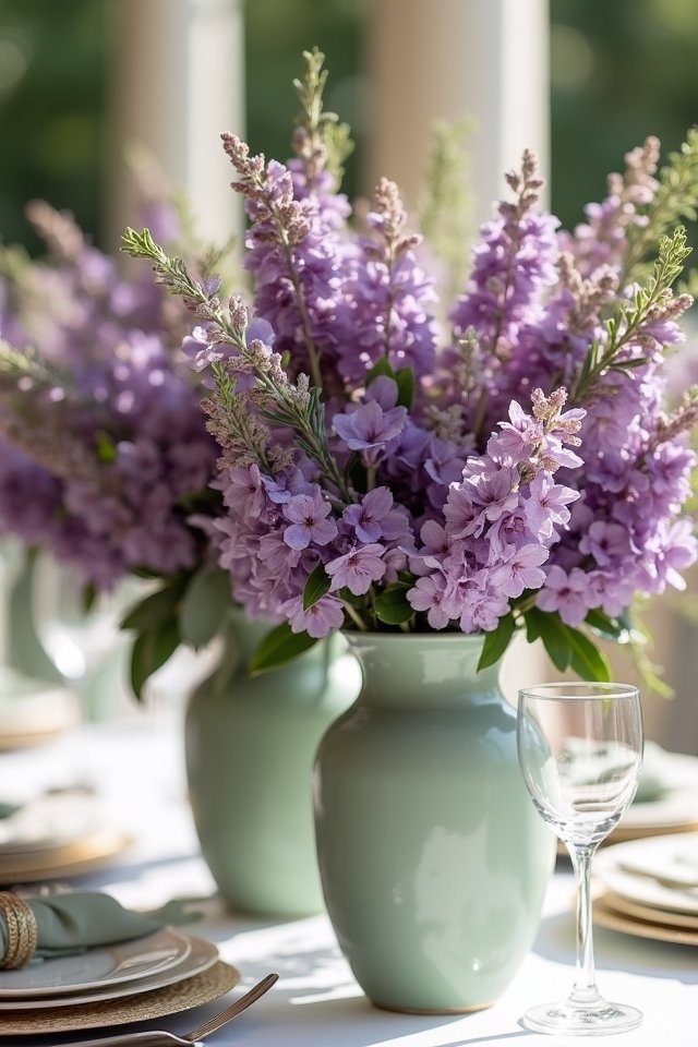 sage green elegance blooms