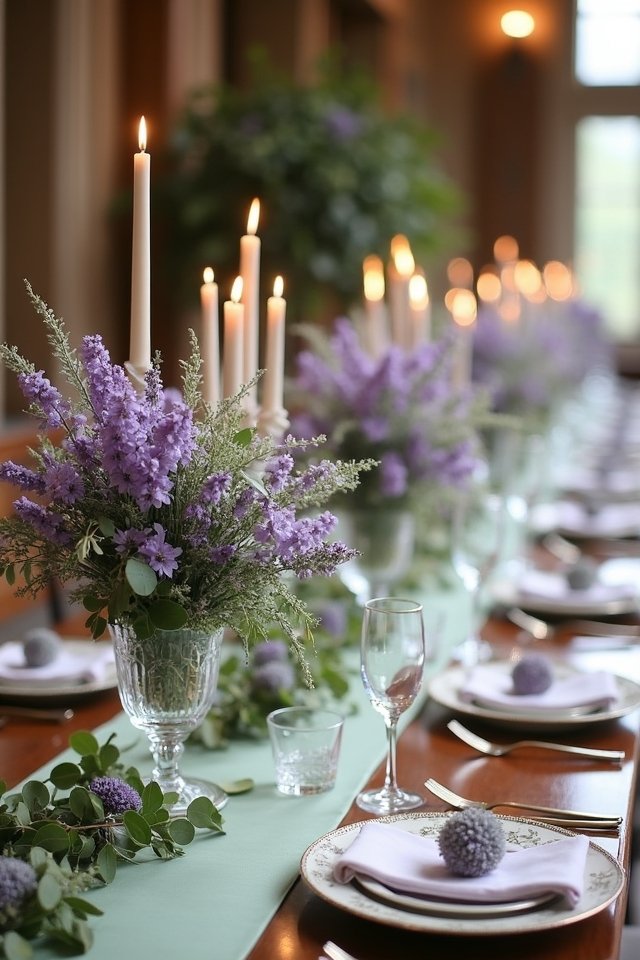 sage green floral elegance