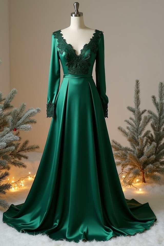 satin dress elegance awaits