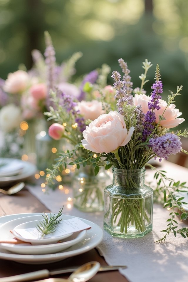 seasonal blooms enhance decor
