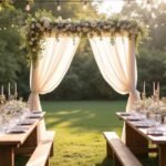 simple dreamy wedding decor