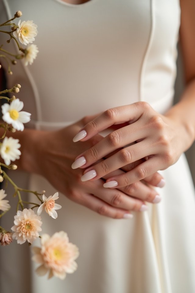 soft beige bridal glamour