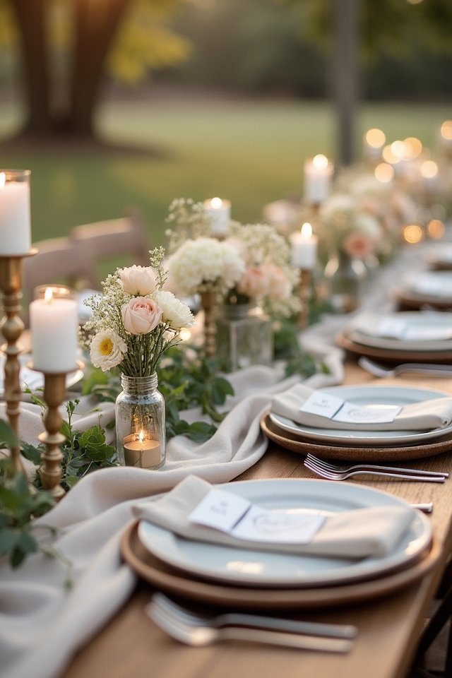 soft neutral wedding elegance