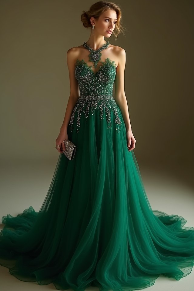 sparkling sequin gown elegance