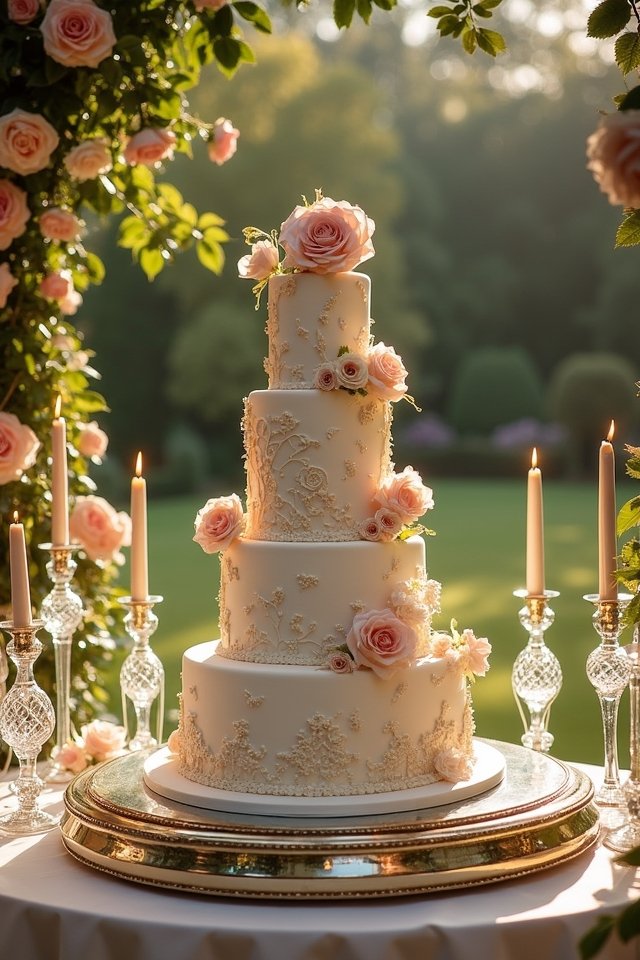 stunning artistic cake display