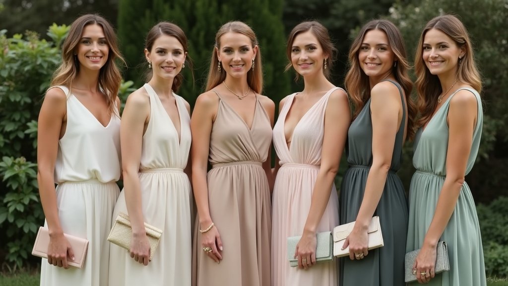 stunning minimalist wedding attire