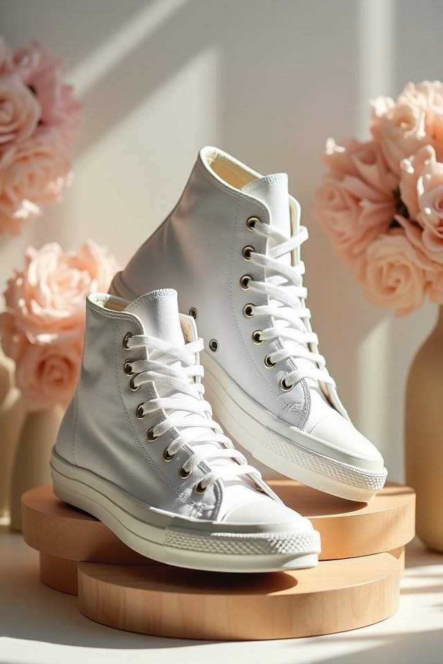 stylish comfortable canvas high tops