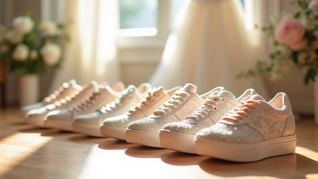 stylish elevated wedding sneakers