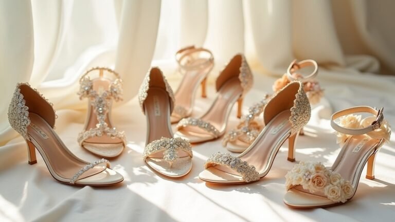 stylish wedding day sandals