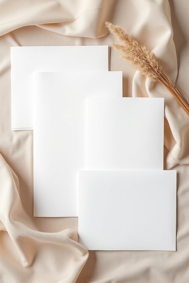 textured elegance for invitations