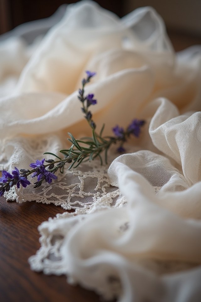 textured fabrics create elegance