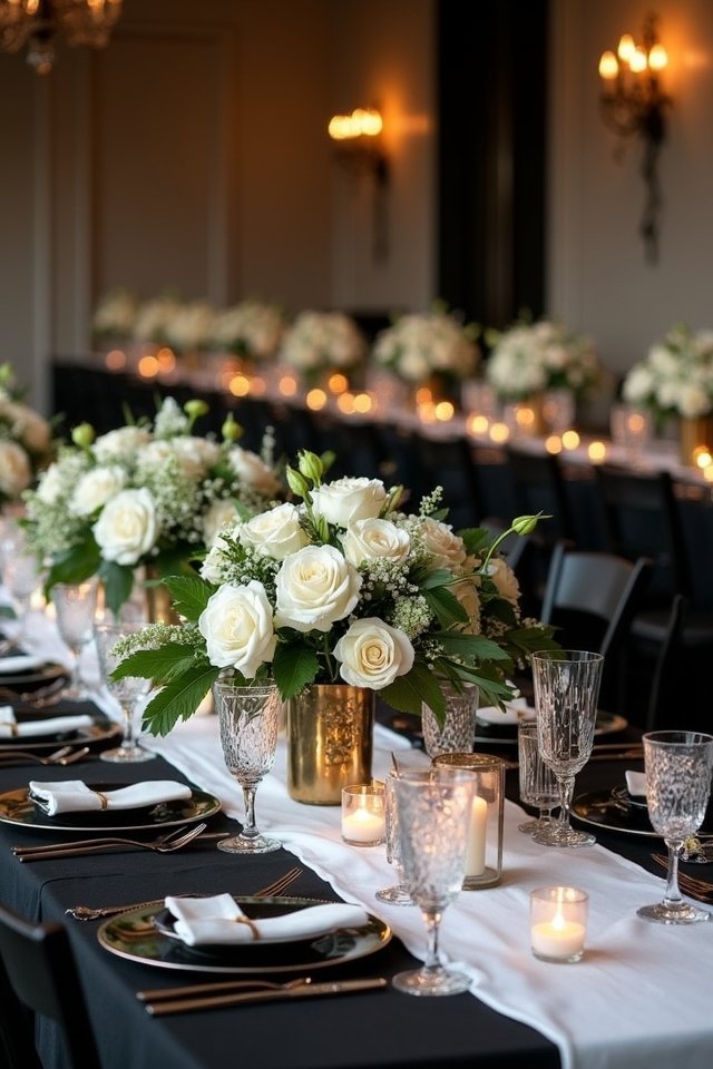 timeless black and white elegance