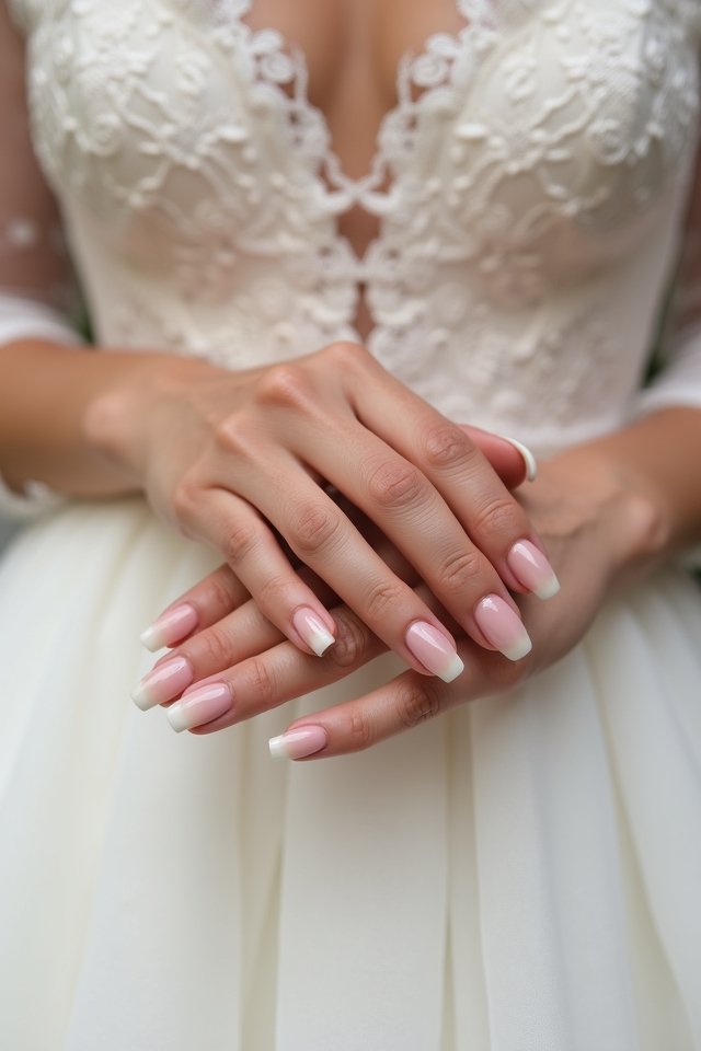 timeless chic nude ombre