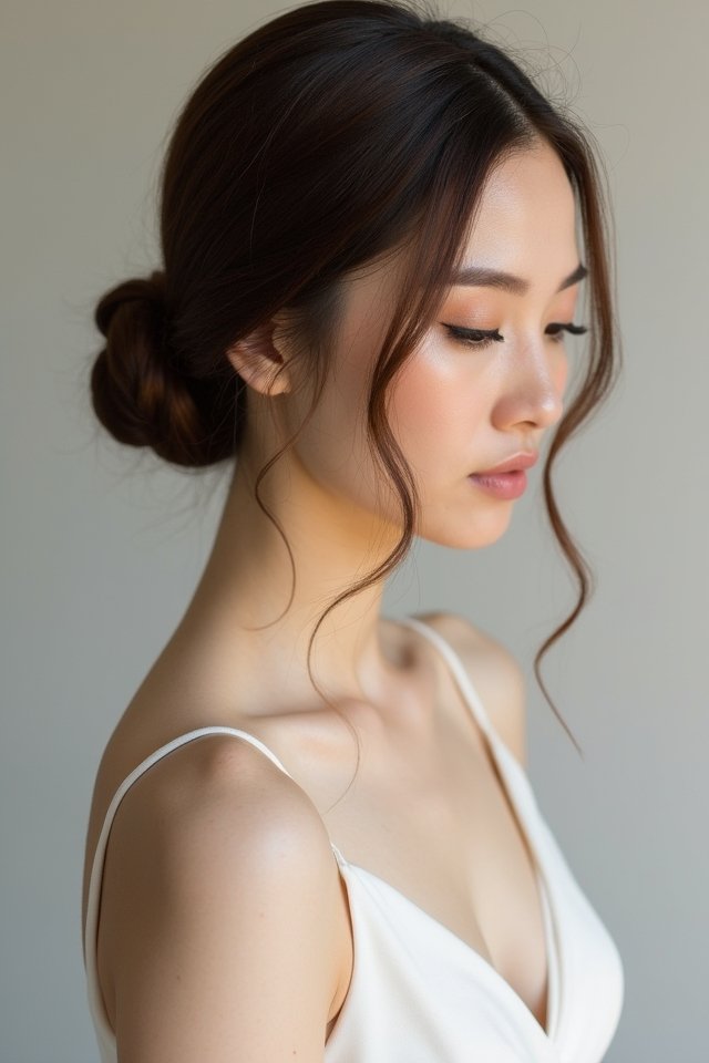 timeless elegant bridal hairstyle