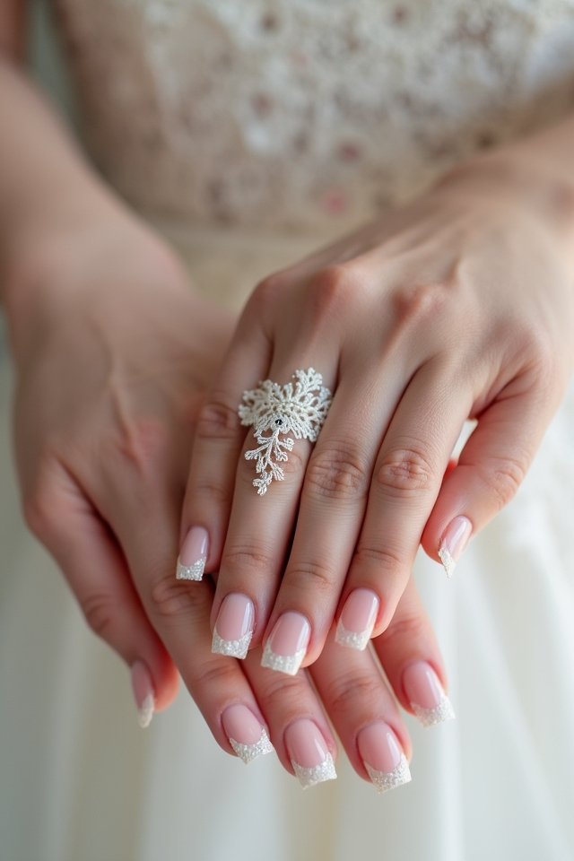 timeless lace nail elegance