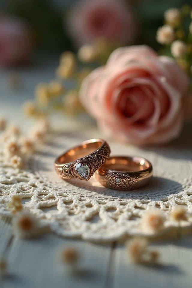 timeless vintage wedding rings