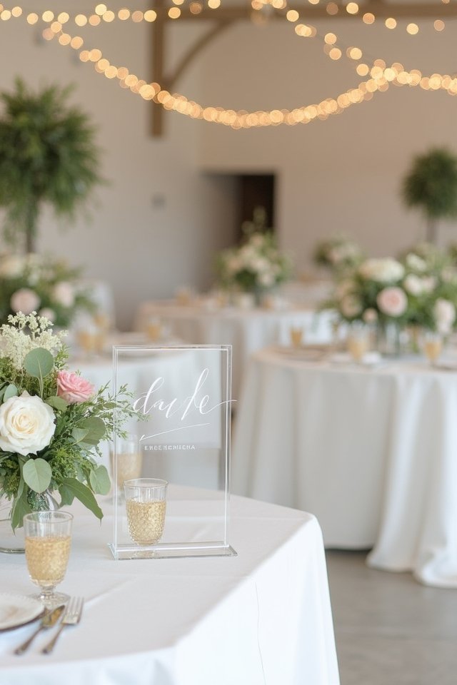unforgettable modern wedding signage