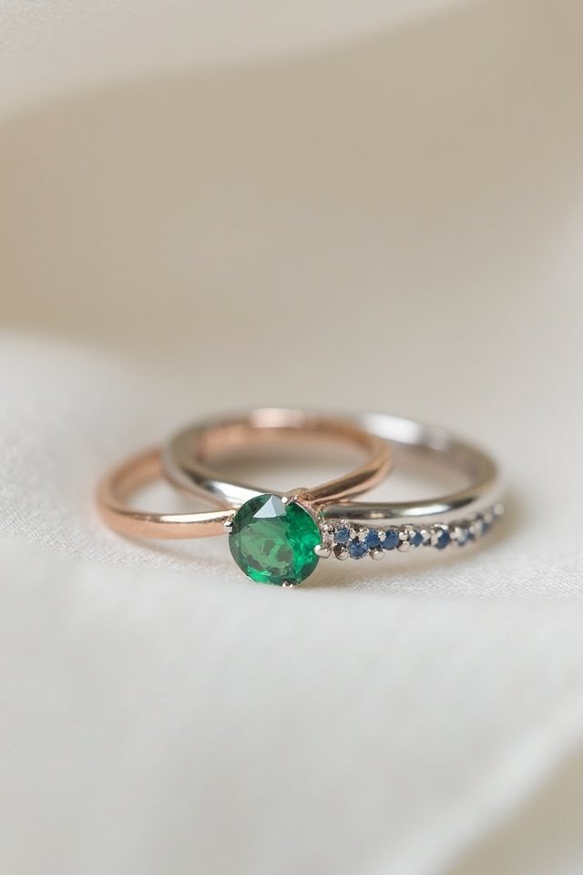 unique gemstone ring accents