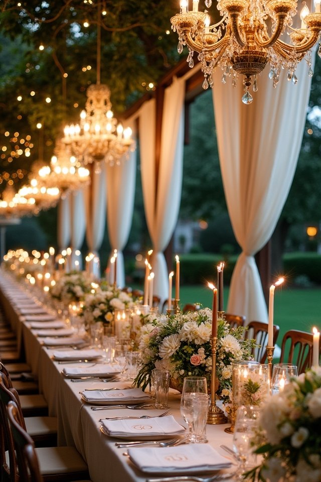 unique monogram wedding accents