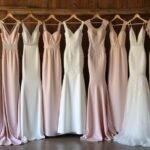 unique satin vintage gowns