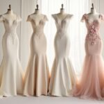 unique sleeve mermaid gowns