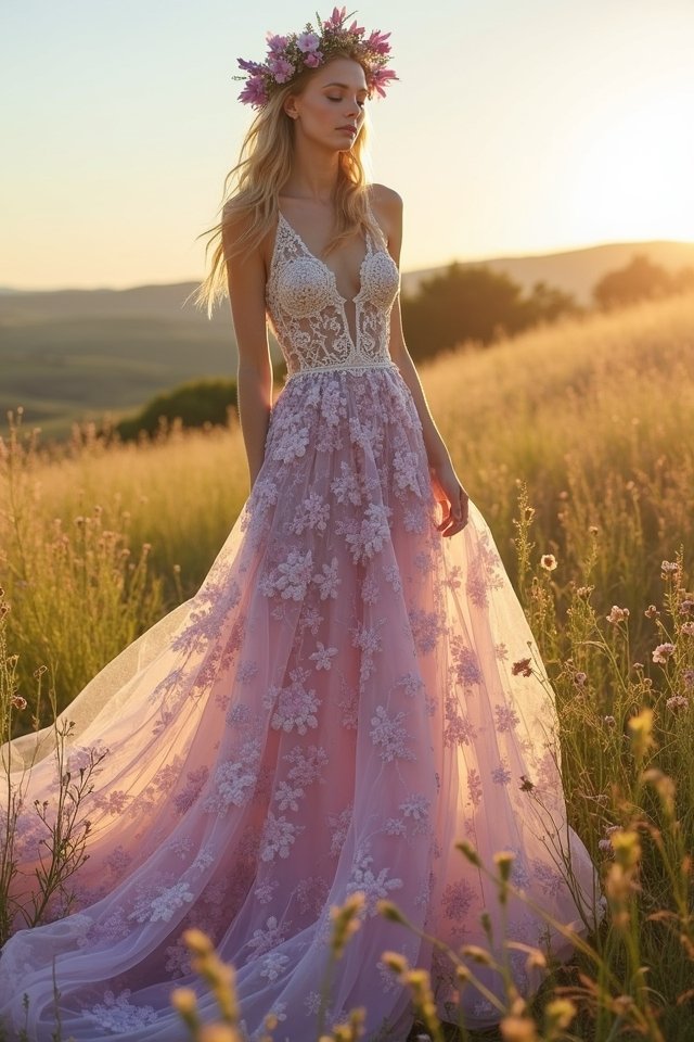 vibrant floral wedding styles