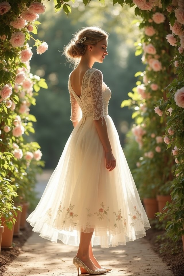 vintage dress for garden