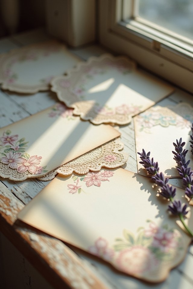 vintage postcard wedding invitations