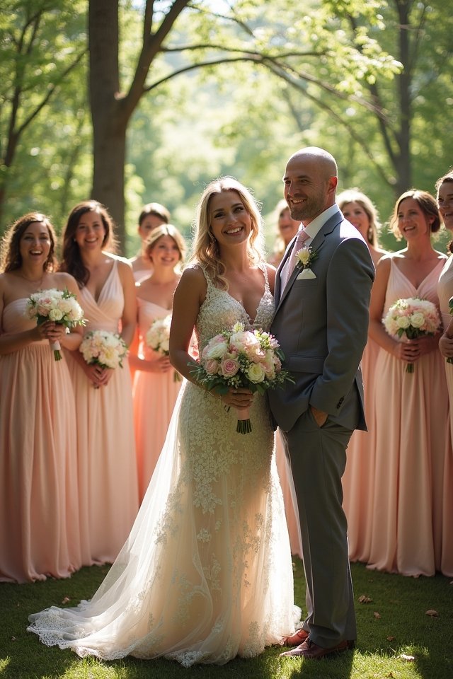 wedding party group shots