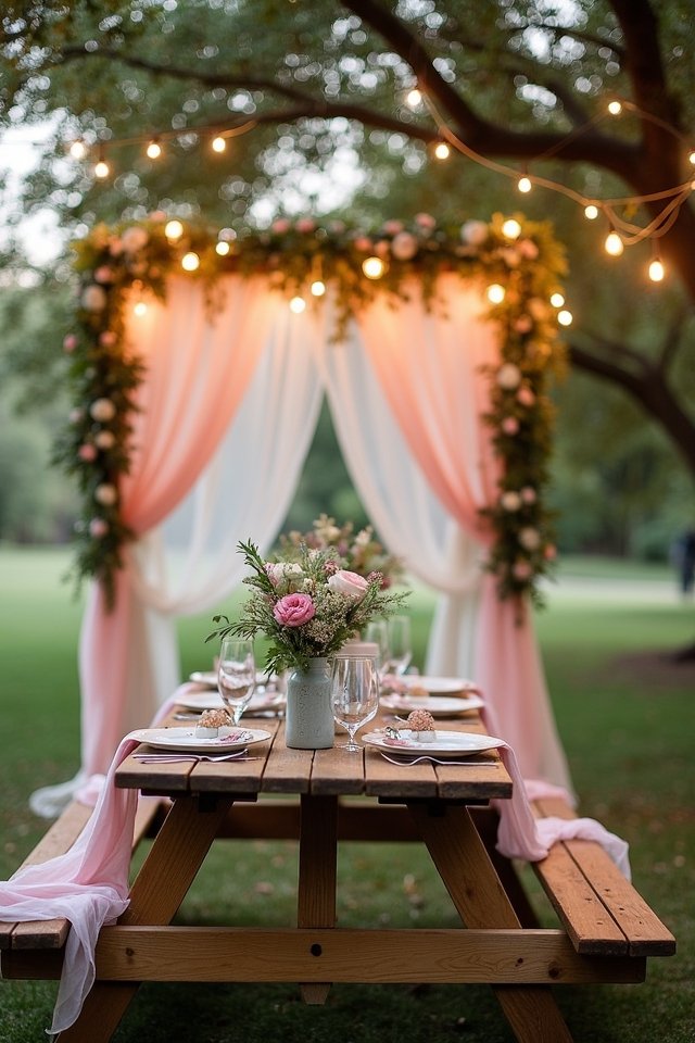 whimsical wedding backdrop ideas