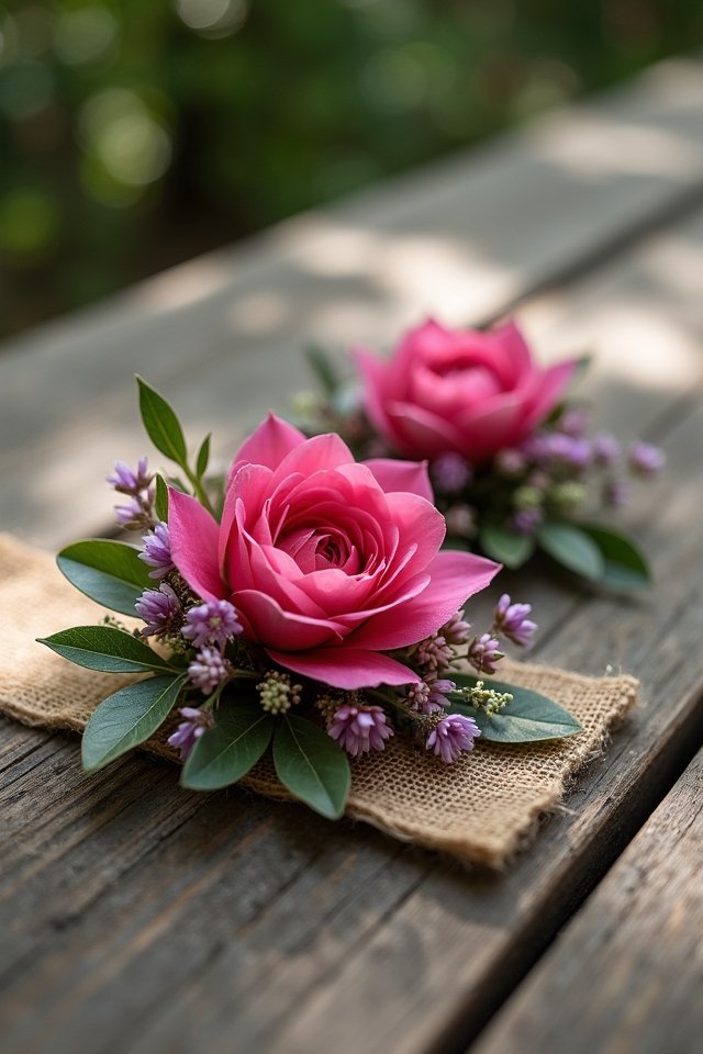 wildflower wedding elegance set