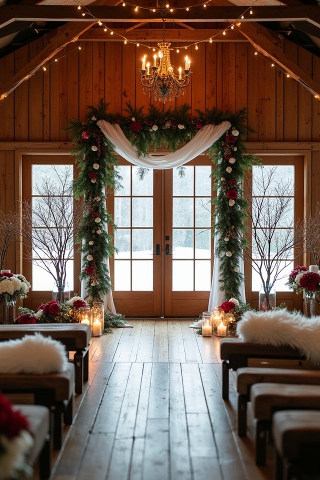winter wonderland ceremony space