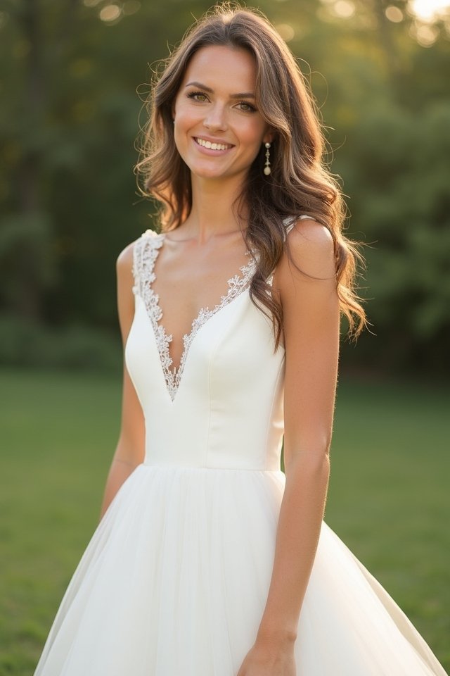 a line gowns for brides