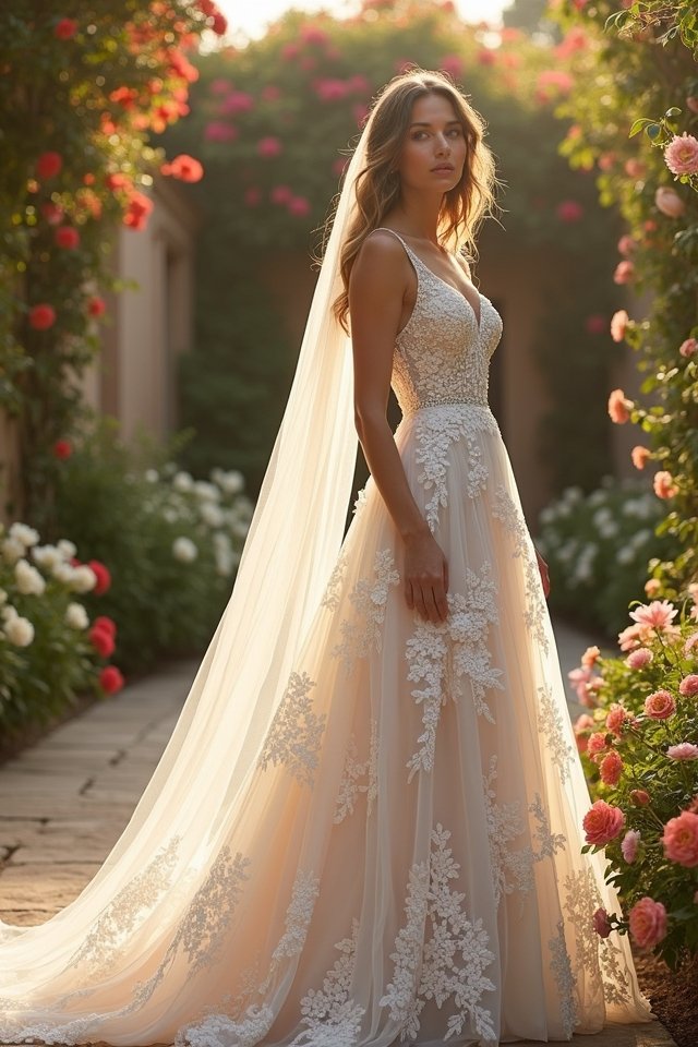 a line lace dream dress